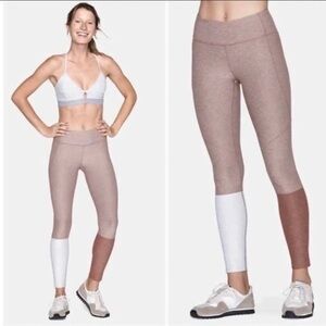 Outdoor Voices Dipped Warmup Colorblock Leggings
